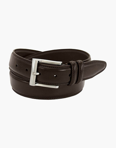 Martin Pebble Grain Leather Belt in Brown for $45.00 dollars.