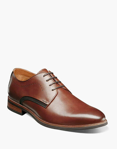 Upscale Plain Toe Oxford in Cognac for $69.90 dollars.