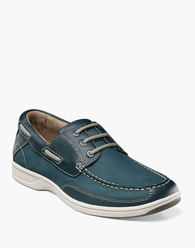 Lakeside Moc Toe Oxford in Navy for $89.90 dollars.