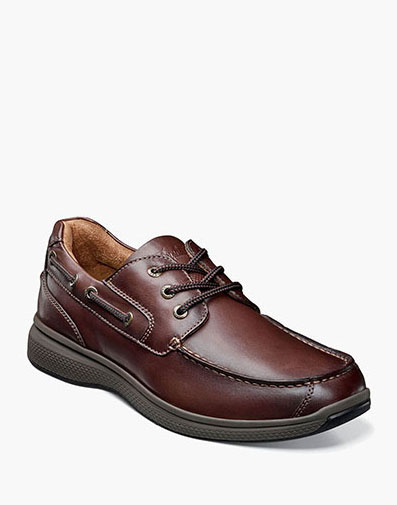 GREAT LAKES Moc Toe Oxford in Brown.