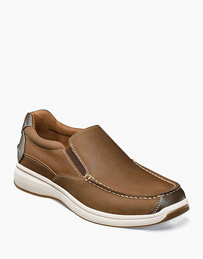 Great Lakes Moc Toe Slip On in Stone for $89.90 dollars.