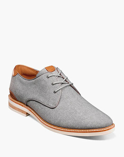 Highland Canvas Plain Toe Oxford in Gray for $110.00 dollars.
