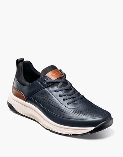 Satellite Perf Lace Up Sneaker in Navy for $110.00 dollars.