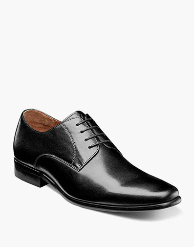 Postino Plain Toe Oxford in Black Smooth for $130.00 dollars.
