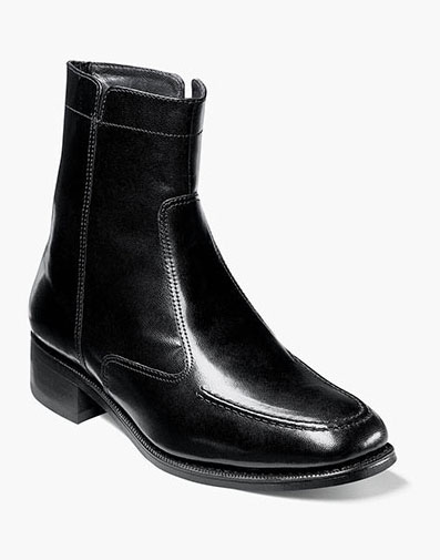 Essex Moc Toe Zipper Boot in Black for $150.00 dollars.