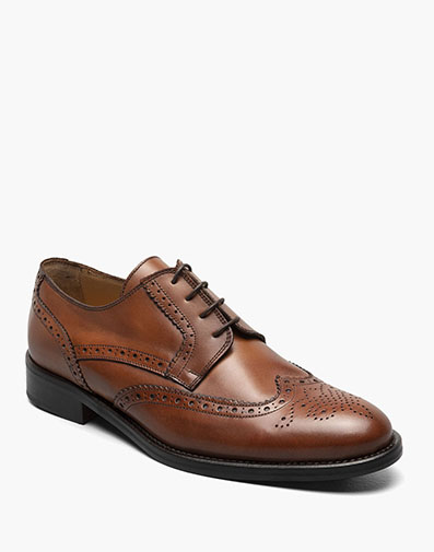 Russell Wingtip Perf Oxford in Tan for $129.90 dollars.