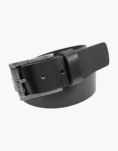 Albert Genuine Leather Belt in Black for $65.00 dollars.