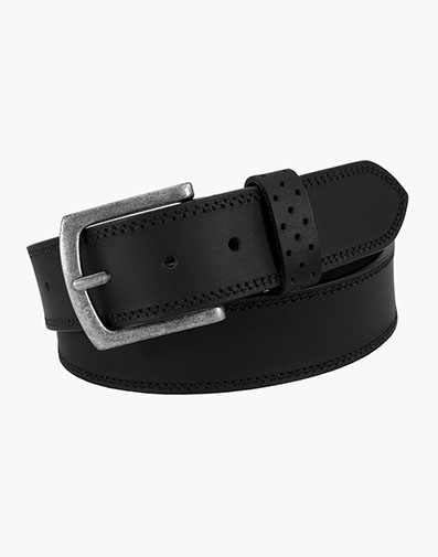 Jarvis Genuine Leather Belt in Black CH for $55.00 dollars.