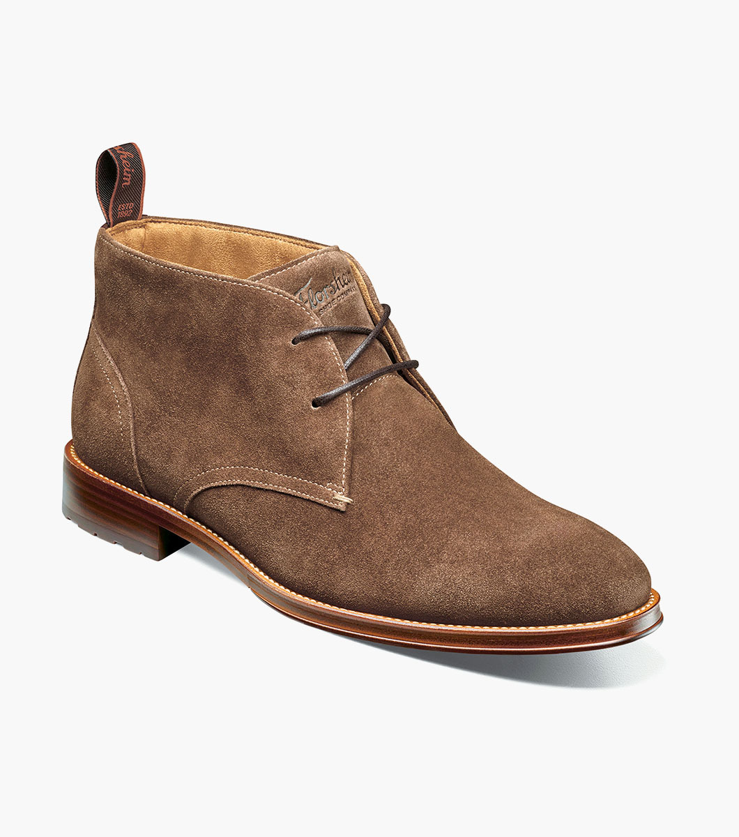 Rucci Lug in Brown Suede, Front View