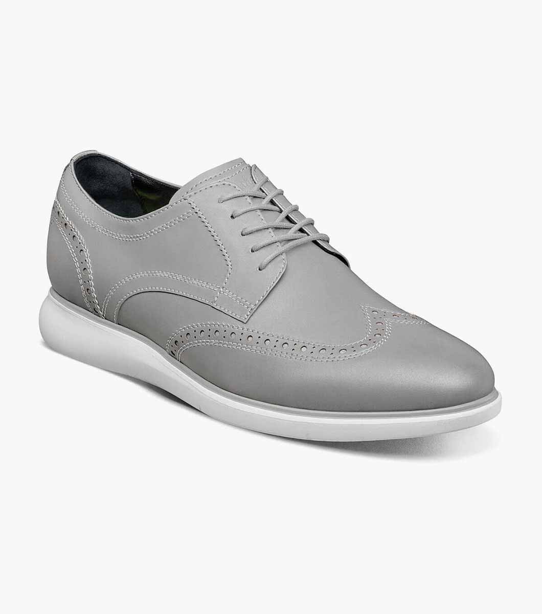 florsheim fuel knit wingtip oxford