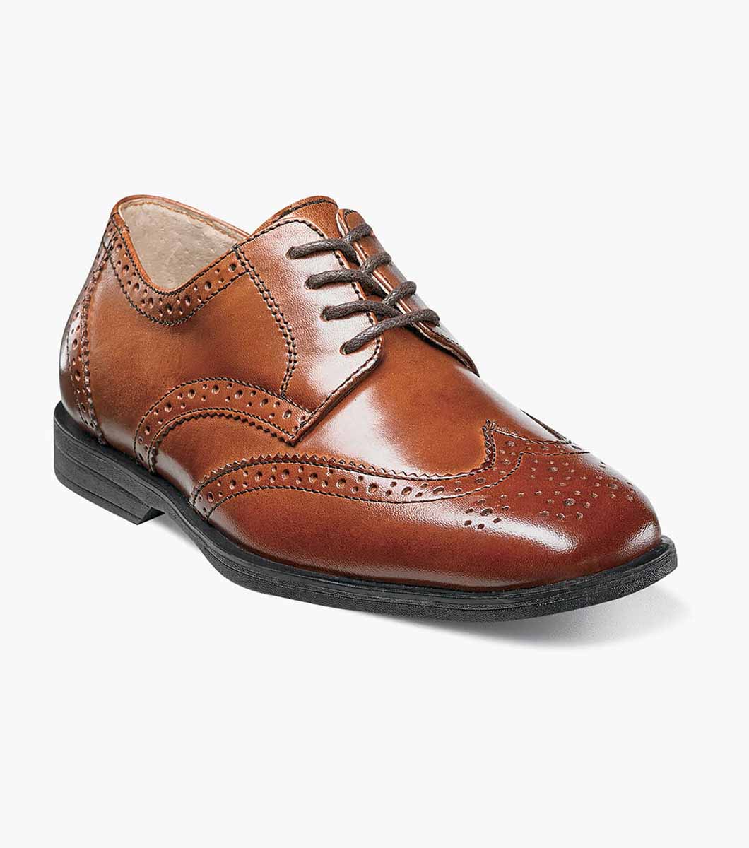 boys brown dress shoes