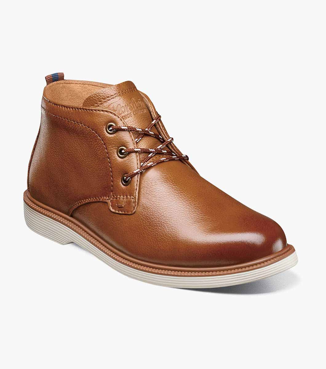 Florsheim Little Boy Supacush Chukka Boot, Jr Shoes - Cognac