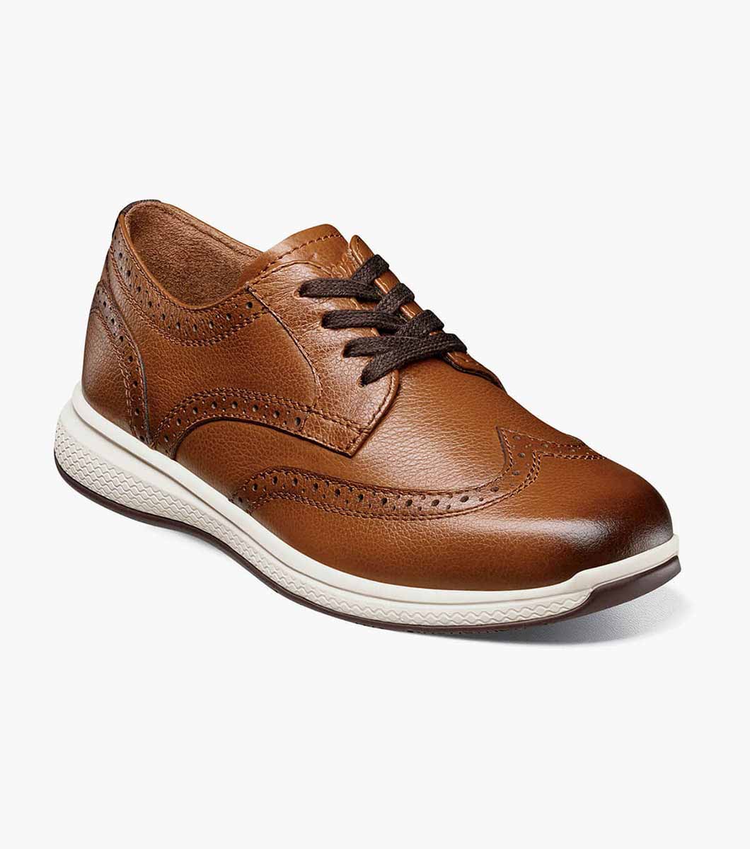 Great Lakes Jr. Boys Wingtip Oxford Boy’s Casual Shoes | Florsheim.com