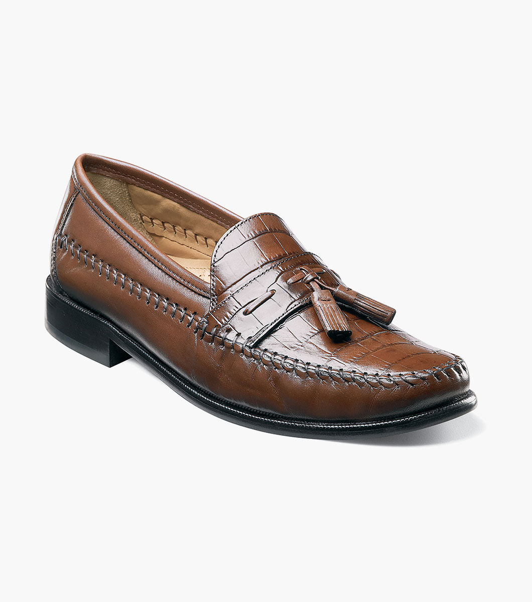 Cognac Moc Toe Tassel Loafer 