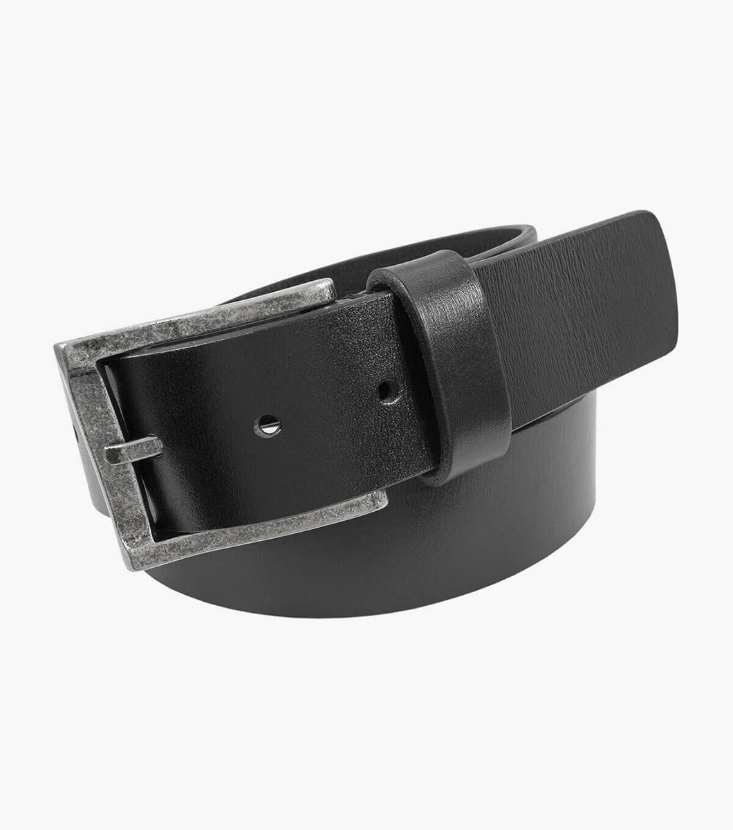 Florsheim Shoes Albert Genuine Leather Belt Black Size 44