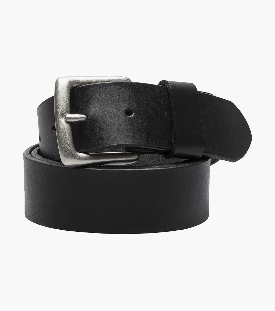 Florsheim Shoes Berra Genuine Leather Belt Black Size 32