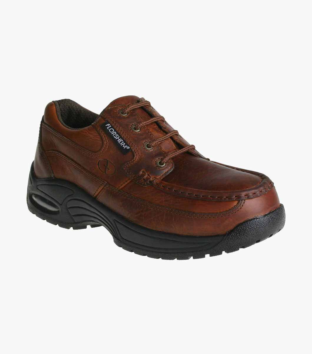 Polaris Toe Moc Oxford Work Shoes Florsheim.com