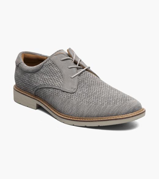 ✨SALE✨ A-Frame Men\'s Jashyl Knit Oxford in Taupe FLORSHEIM VIBE KNIT PLAIN TOE OXFORD | CASUAL DRESS SHOE  main image 2