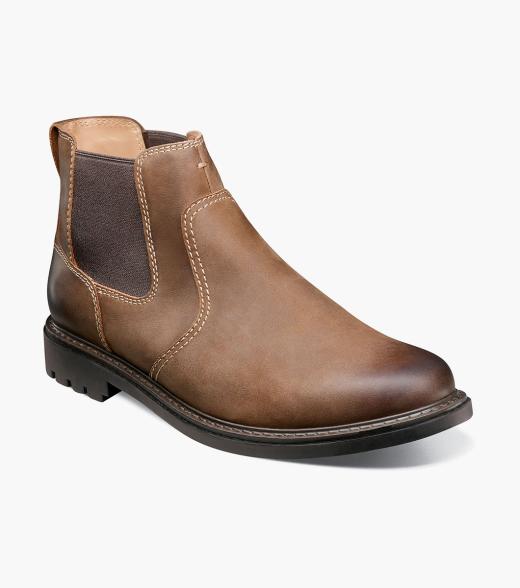 Florsheim Field Plain Toe Gore Boot 13 Men's Brown