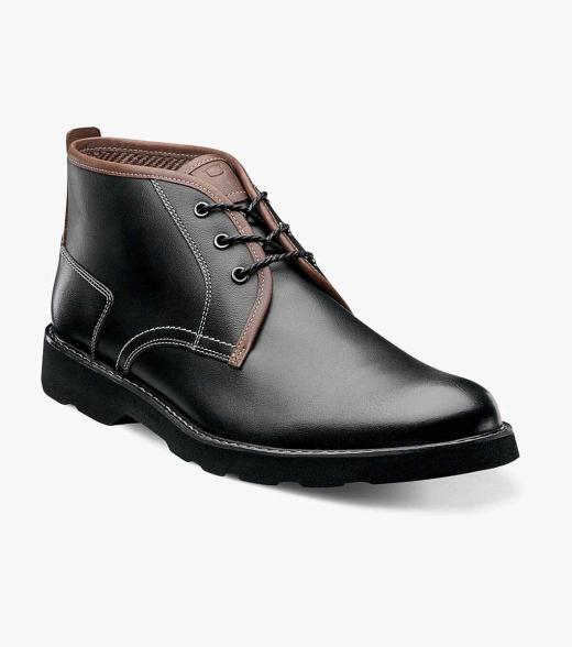 Casey Chukka Florsheim Men's Casey Plain Toe Leather Casual Chukka Boot