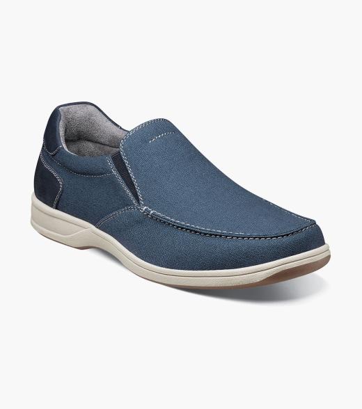 Lakeside Canvas Moc Toe Slip On Men display picture 1