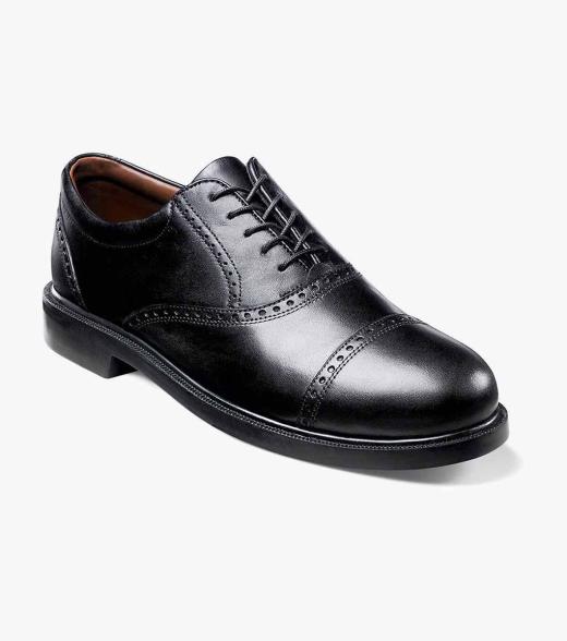 Noval Florsheim Men's Noval Cap Toe Leather Classic Oxford