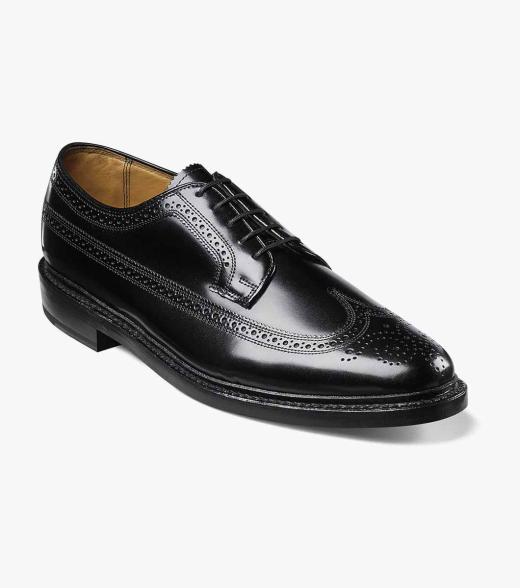 Men’s Dress Shoes | Black Wingtip Oxford | Florsheim Kenmoor