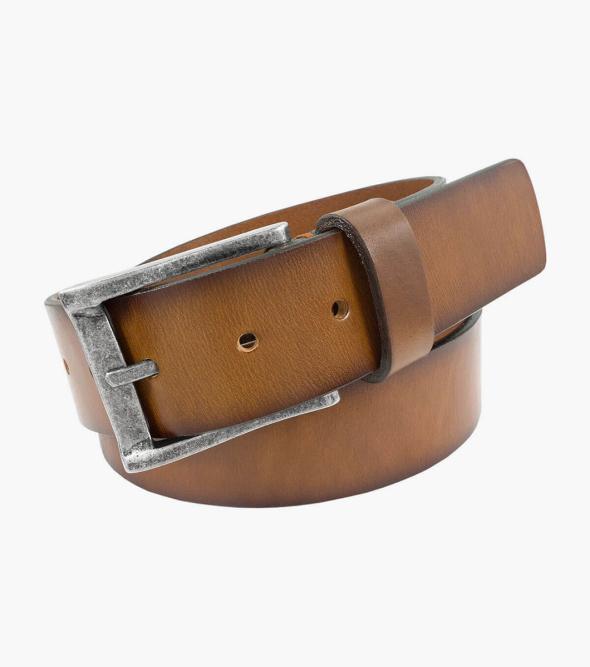 Cognac Albert Genuine Leather Belt 65.00