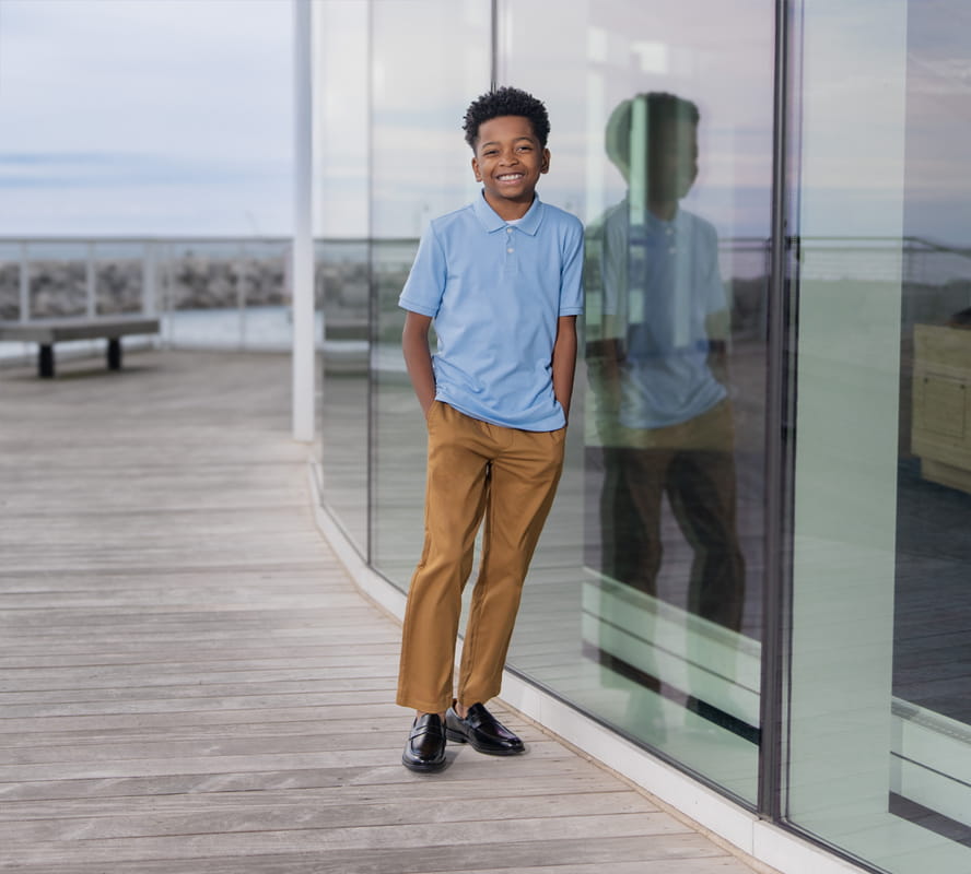 Shop Florsheim kids featuring the Rucci Penny Loafer in black.