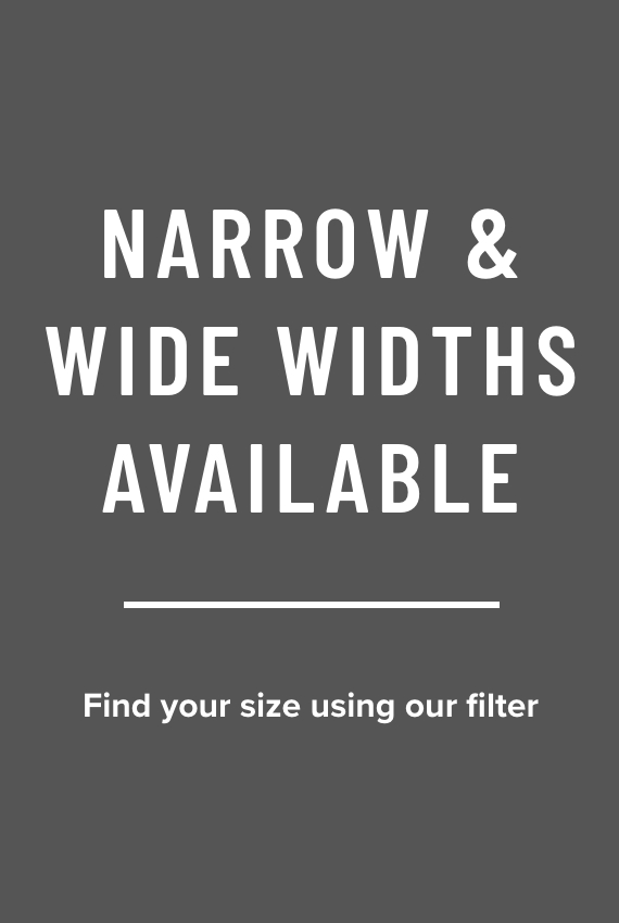Extended Widths category. Narrow & wide widths available! Find your size using our filter. 