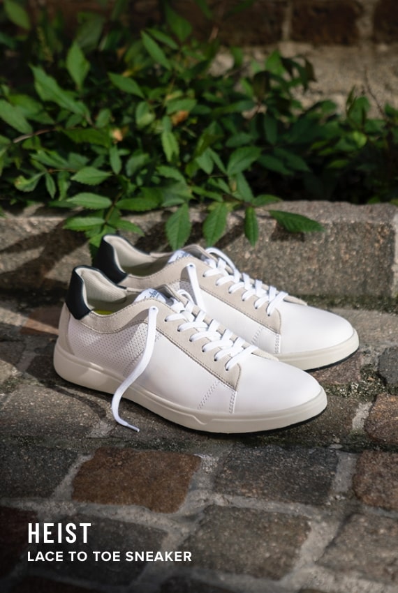  Image features the Heist Leather in white. 