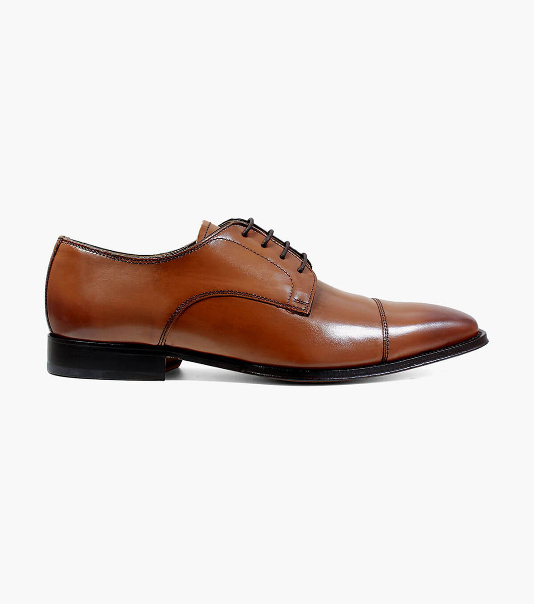 Men’s Dress Shoes | Cognac Cap Toe Oxford | Florsheim Classico
