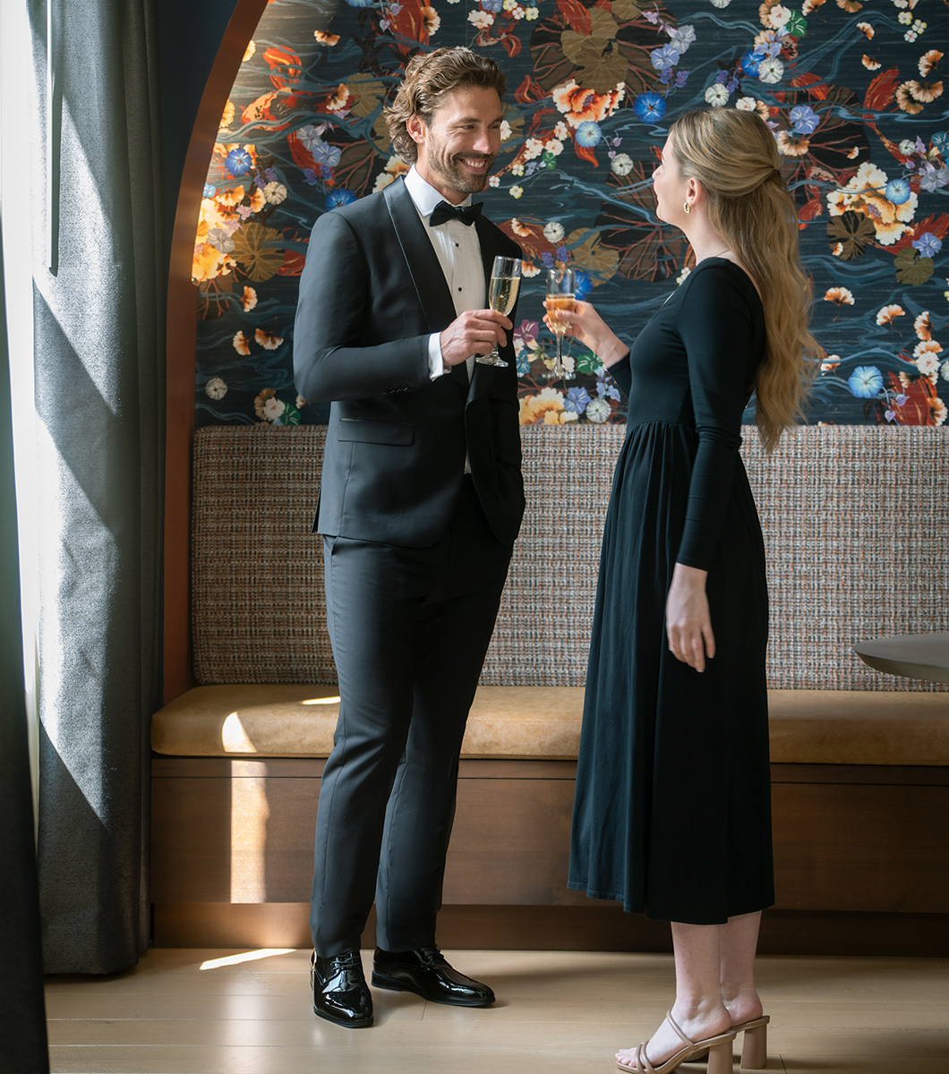 Tux in Black Patent, View 8