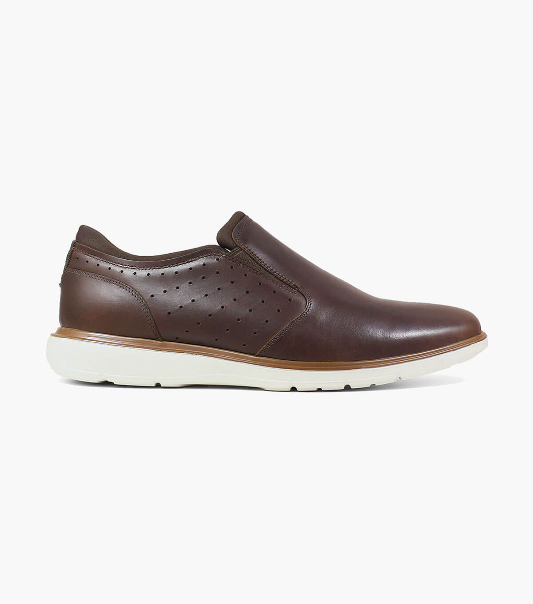 Clearance Men’s Shoes Brown Plain Toe Slip On