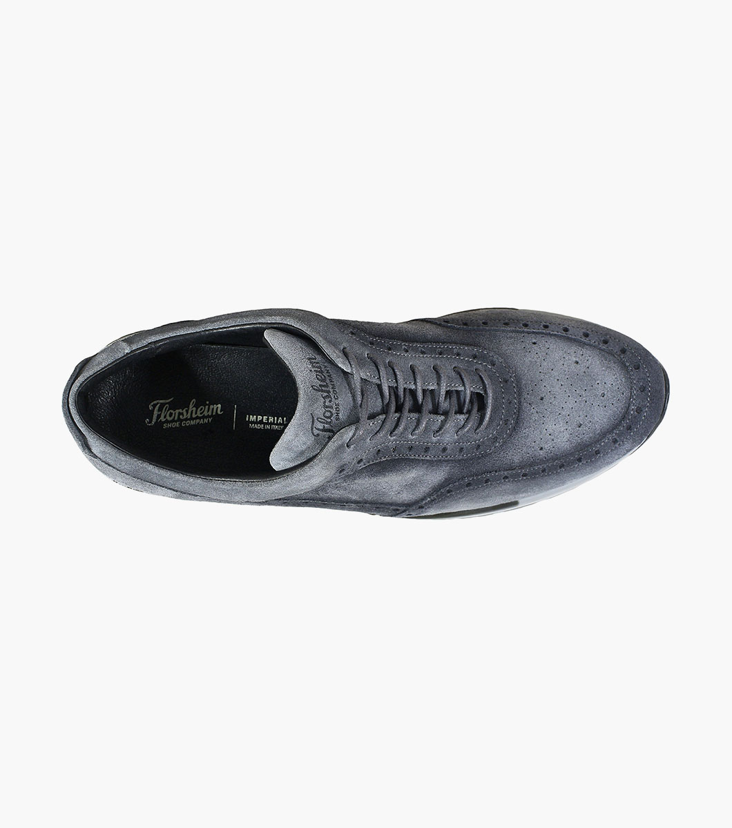 Redwood in Gray Suede Rotate View