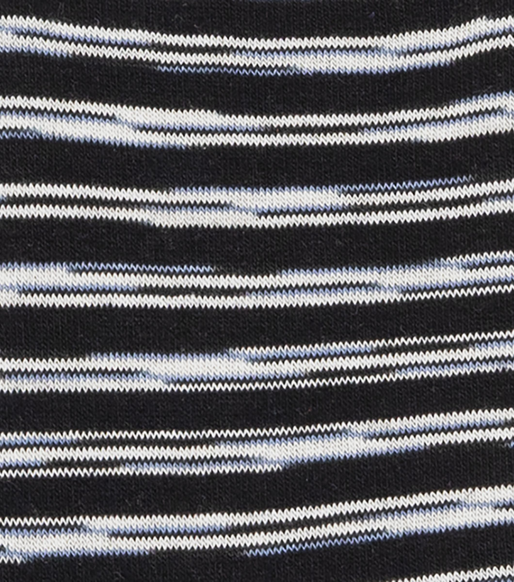 Heather Stripe in Black Multi Rotate View