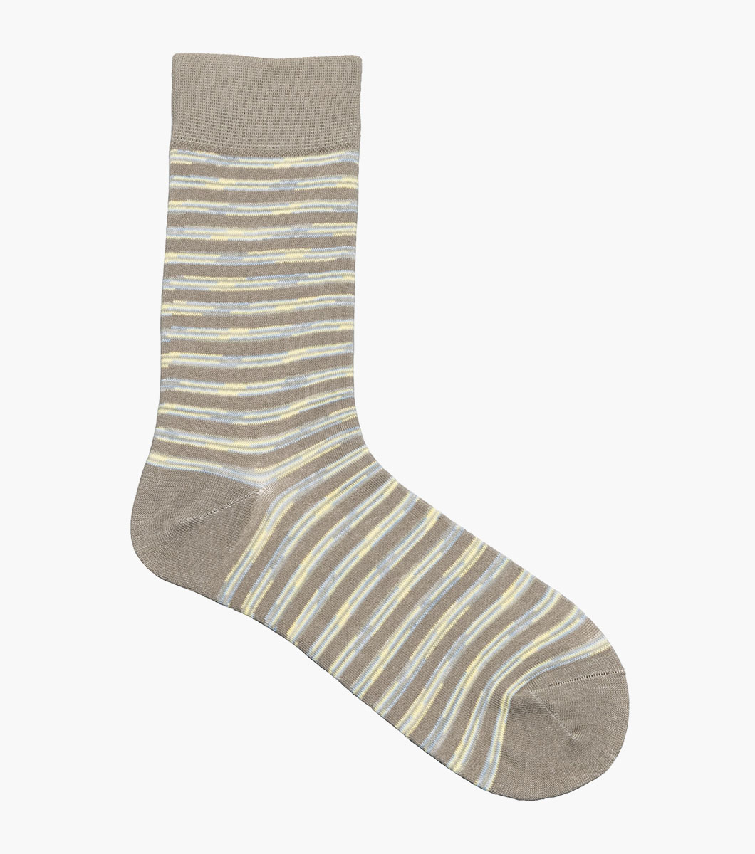 Heather Stripe in Stone Multi Rotate View