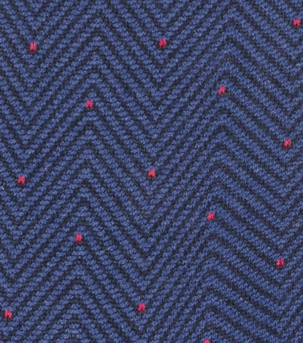 Herringbone Dot in Navy Multi Rotate View