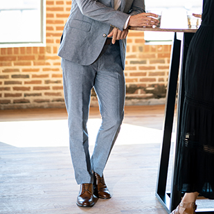 "Dress Code Explained: What To Wear To Parties And Events."   The featured image is a model standing while wearing dress shoes.
