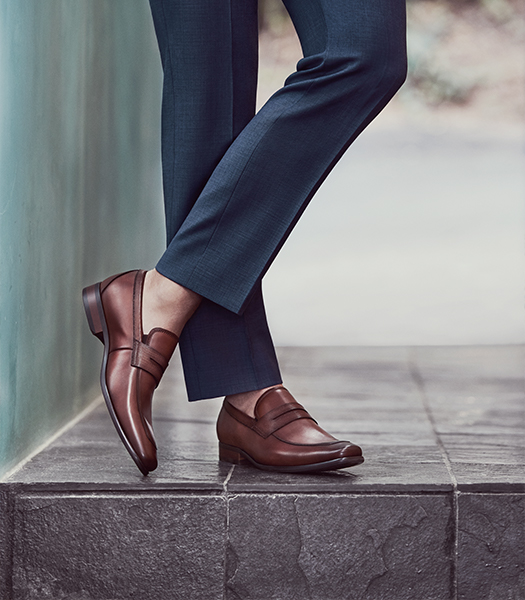 The featured image is the Postino Moc Toe Penny Loafer.