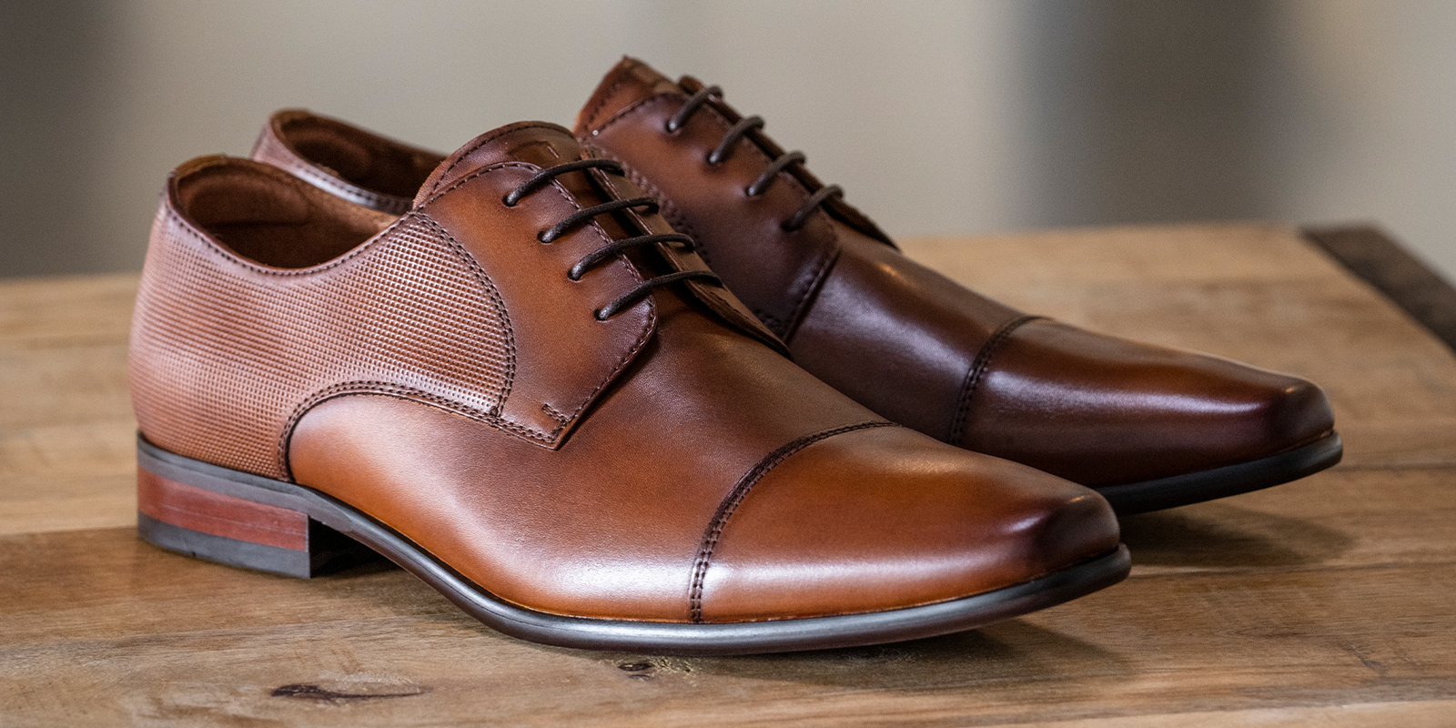 The featured image is the Postino Cap Toe Oxford in Cognac.
