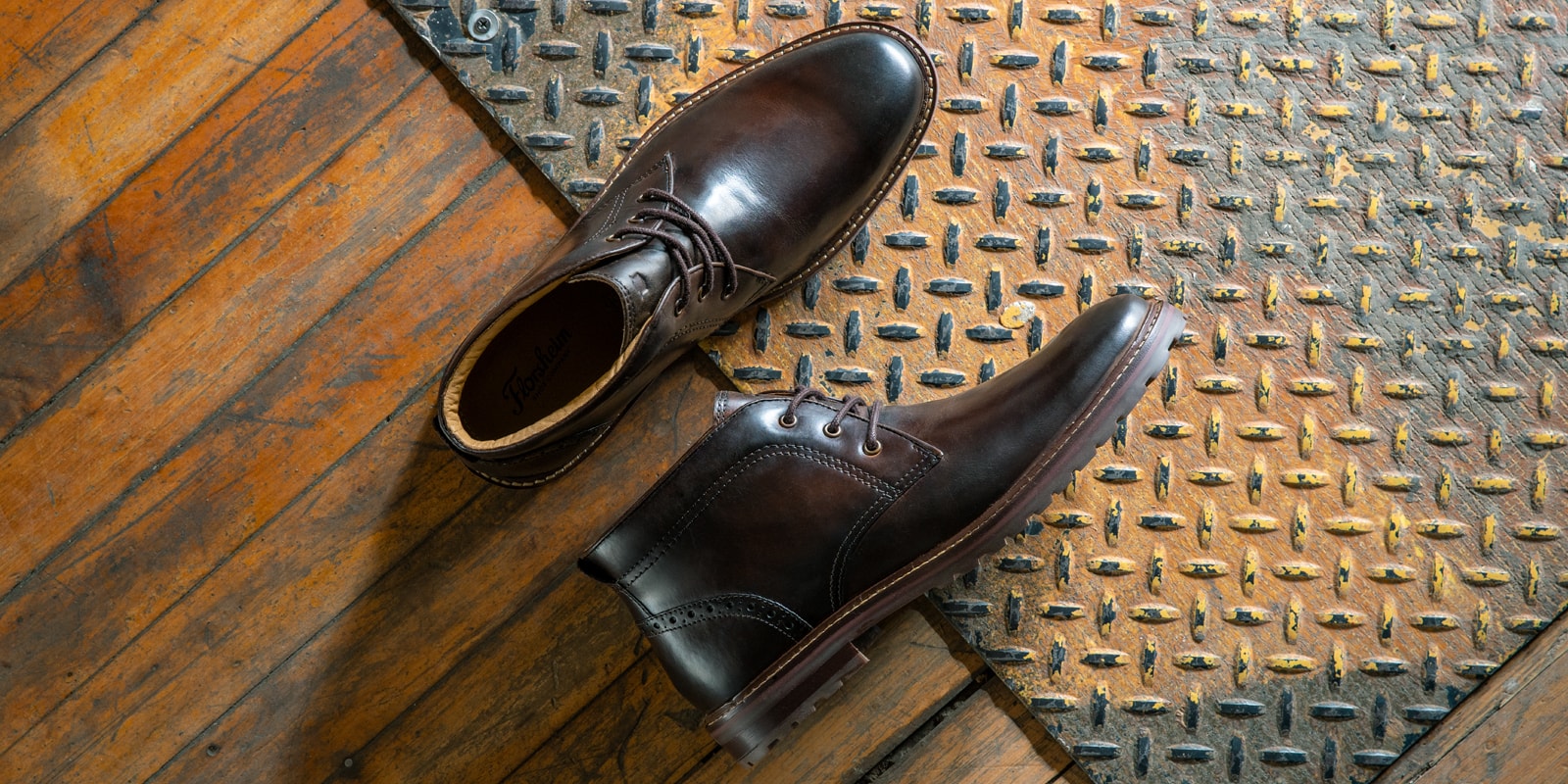 The featured image is the Estabrook Plain Toe Chukka Boot in Brown Crazy Horse.