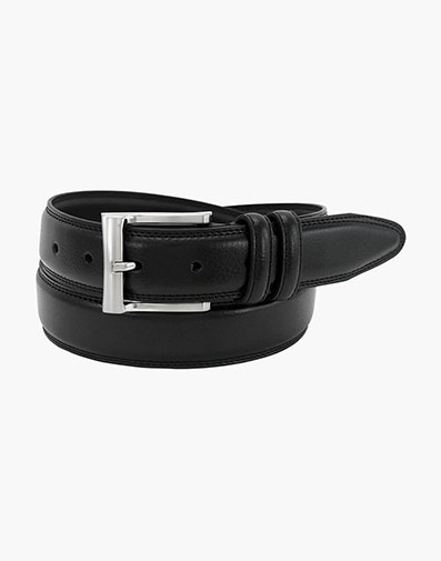 Martin Pebble Grain Leather Belt in Black for $45.00 dollars.