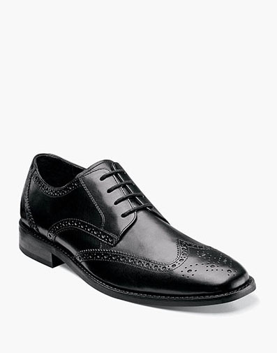 Montinaro Wingtip Oxford in Black for $89.90 dollars.