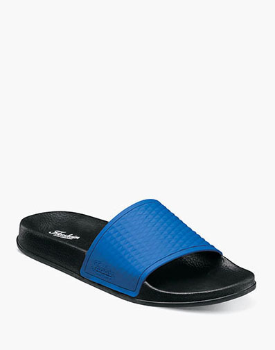 Curva Slide Sandal in Blue for $24.90 dollars.