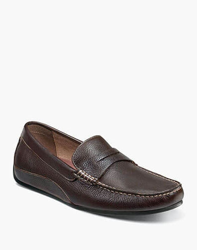 Throttle Moc Toe Penny Loafer in Brown for $79.90 dollars.