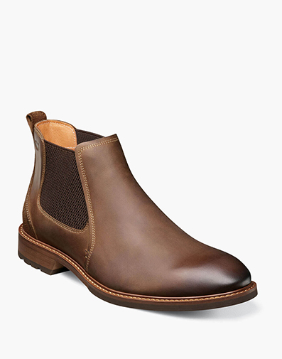 Chalet Plain Toe Gore Boot in Brown CH for $119.90 dollars.
