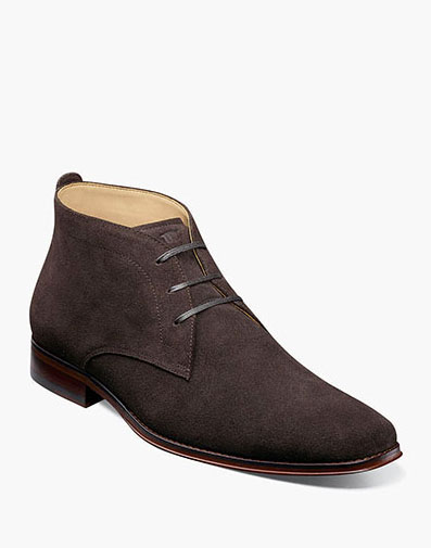 Palermo Plain Toe Chukka Boot in Brown Suede for $137.90 dollars.