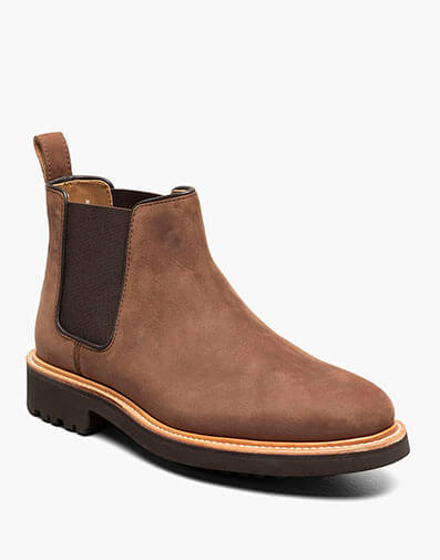 Whitmore Plain Toe Gore Boot in Cocoa Nubuck for $225.00 dollars.