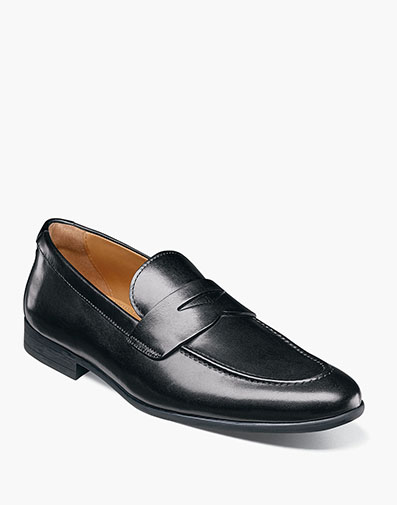 Modena Moc Toe Penny Loafer in Black for $140.00 dollars.